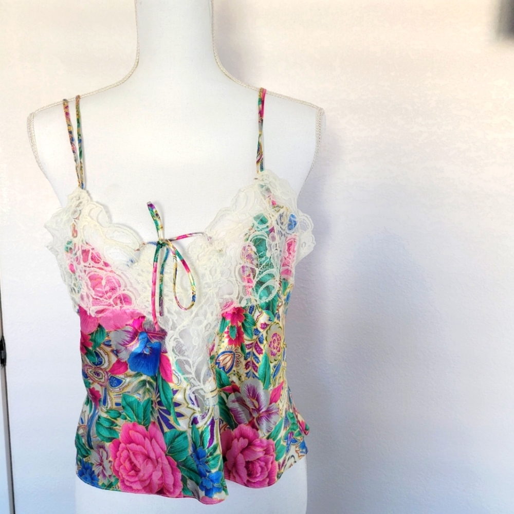 Victoria secret gold label floral 2 piece